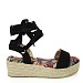 Crne sandale s platformom NS3802G