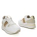 Zlatne tenisice s platformom D0031T