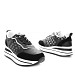 Crne tenisice s platformom 85-709S