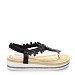 Crne sandale 7038-PLG