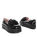 Crne mokasinke s platformom SA6196S