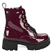 Bordo crvene niske lakirane čizme AX23177-18T