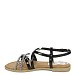 Crne sandale P4134-16G