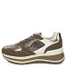 Khaki tenisice s platformom 85-53T