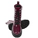 Bordo crvene niske lakirane čizme AX23177-18T