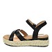 Crne sandale s platformom HY1381G