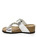 Srebrne sandale s petom D17-6S