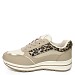 Khaki tenisice s platformom YD7453-08G