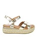 Zlatne sandale s platformom HY1381G