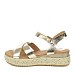 Zlatne sandale s platformom HY1381G