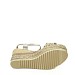 Zlatne sandale s punom petom Z8699-18G