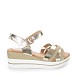 Zlatne sandale s petom X6-Z7668-07T