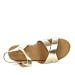 Zlatne sandale s platformom HY1381G