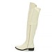 Beige čizme iznad koljena U9A-X8508-7T
