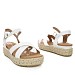 Bijele sandale s platformom HY1381G