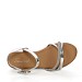 Srebrne sandale J870T