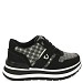 Crne tenisice s platformom 828G
