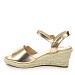 Champagne sandale s petom X13-M5854-11T