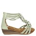 Zelene sandale s punom petom Y2331S
