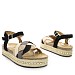 Crne sandale s platformom X6-P1056-03T