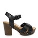 Crne sandale s petom 2655S