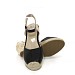 Crne espadrile s punom petom MS19107G