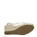 Srebrne espadrile s punom petom MS7121G