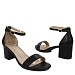 Crne sandale s blok petom E5501T