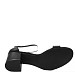 Crne sandale s blok petom E5501T