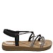 Crne sandale 7051-PLG