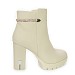 Beige gležnjače na petu R599G