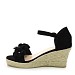 Crne sandale na punu petu BL-95S