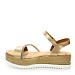 Champagne sandale s platformom X6-P1698-57S