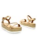 Champagne sandale s platformom X6-P1698-57S
