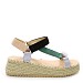 Crne sandale s platformom X6B-M7251-07T
