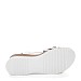 Bijele sandale s punom petom Z7693-08T