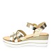 Zlatne sandale s petom X6-Z7668-05T