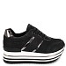Crne tenisice s platformom 7812-YG 