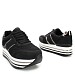 Crne tenisice s platformom 7812-YG 