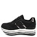 Crne tenisice s platformom 7812-YG 