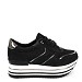 Crne tenisice s platformom 8132-SPG