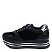 Crne tenisice s platformom G0115S