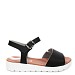 Crne sandale 014T