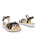 Crne sandale H092T