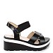 Crne sandale s petom NAP-701G