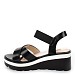 Crne sandale s petom NAP-701G