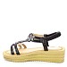 Crne sandale s petom V17-P2074-12T