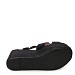 Crne sandale s platformom A302G