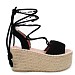 Crne sandale s platformom HJ7083G