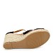 Crne sandale na punu petu 1000-Q58G